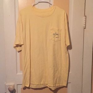 yellow guy harvey tee shirt